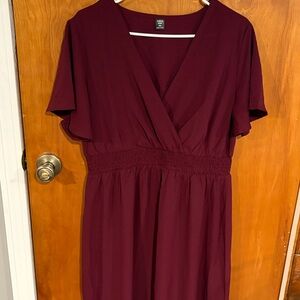 Burgundy Maxi Dress